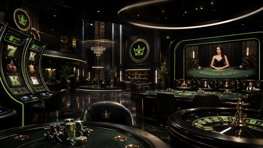 Slimking casino lobby and games selection